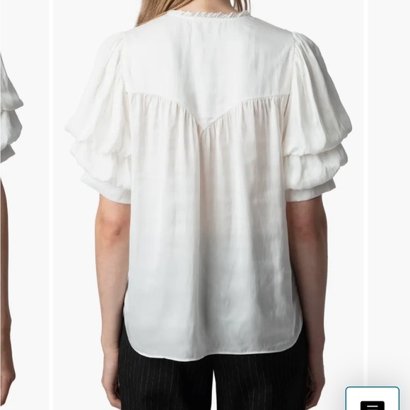 Zadig & Voltaire Womens  Taste Satin Top - Picture 7 of 12